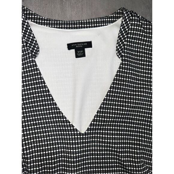 Ann Taylor XSP Black and White Dress - Picture 3 of 8